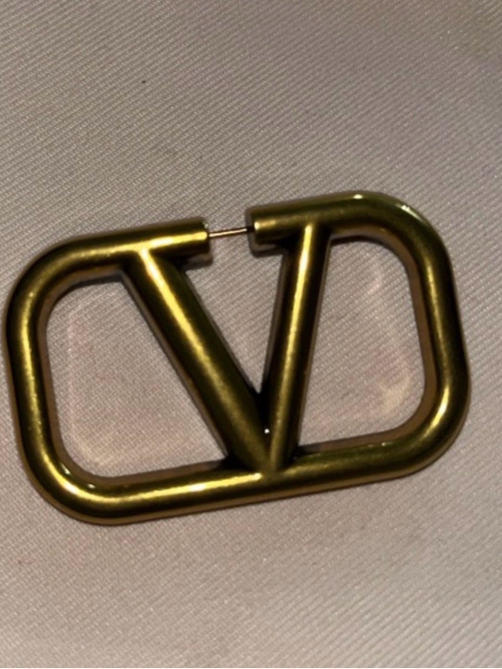 Valentino  Gold tone  Brooch without RED CRYSTAL